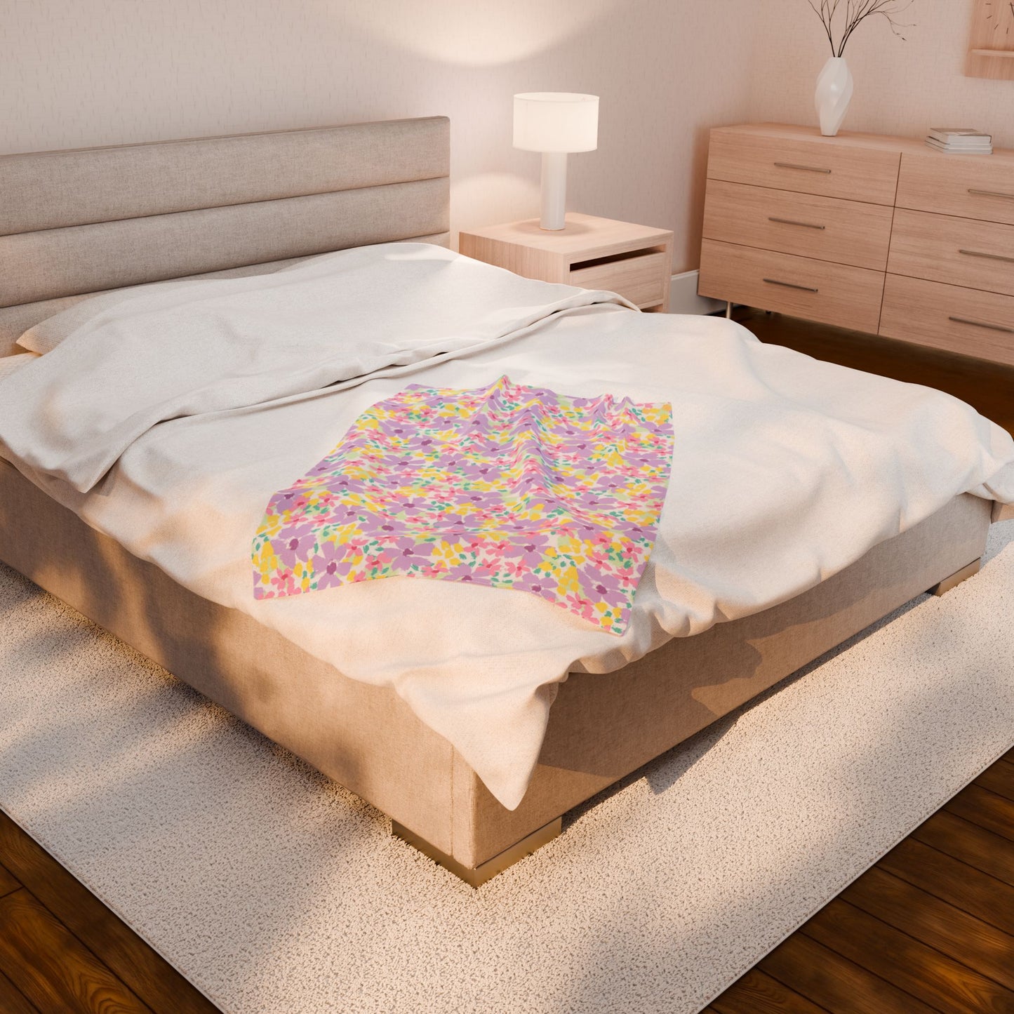 Spring Floral Blanket