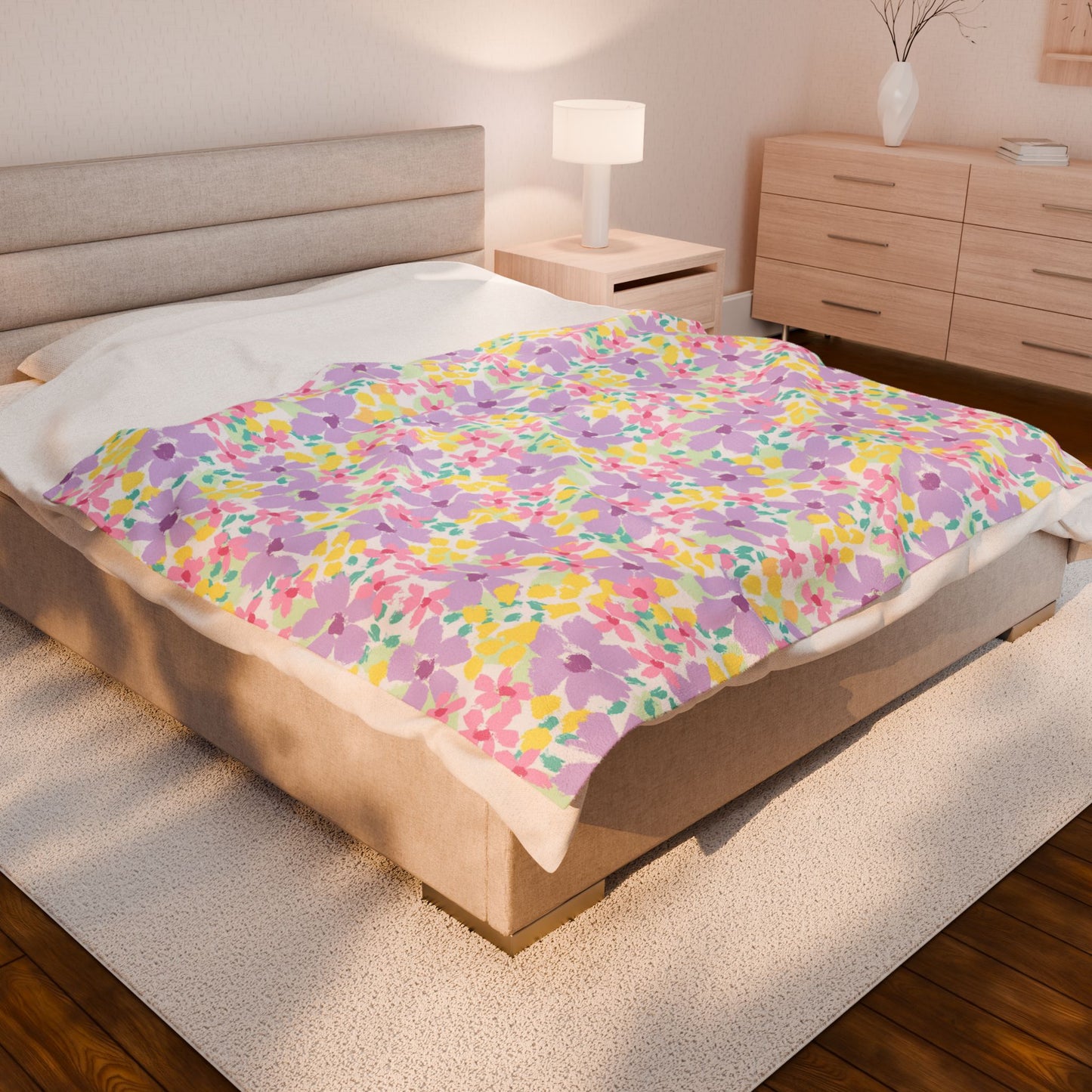Spring Floral Blanket