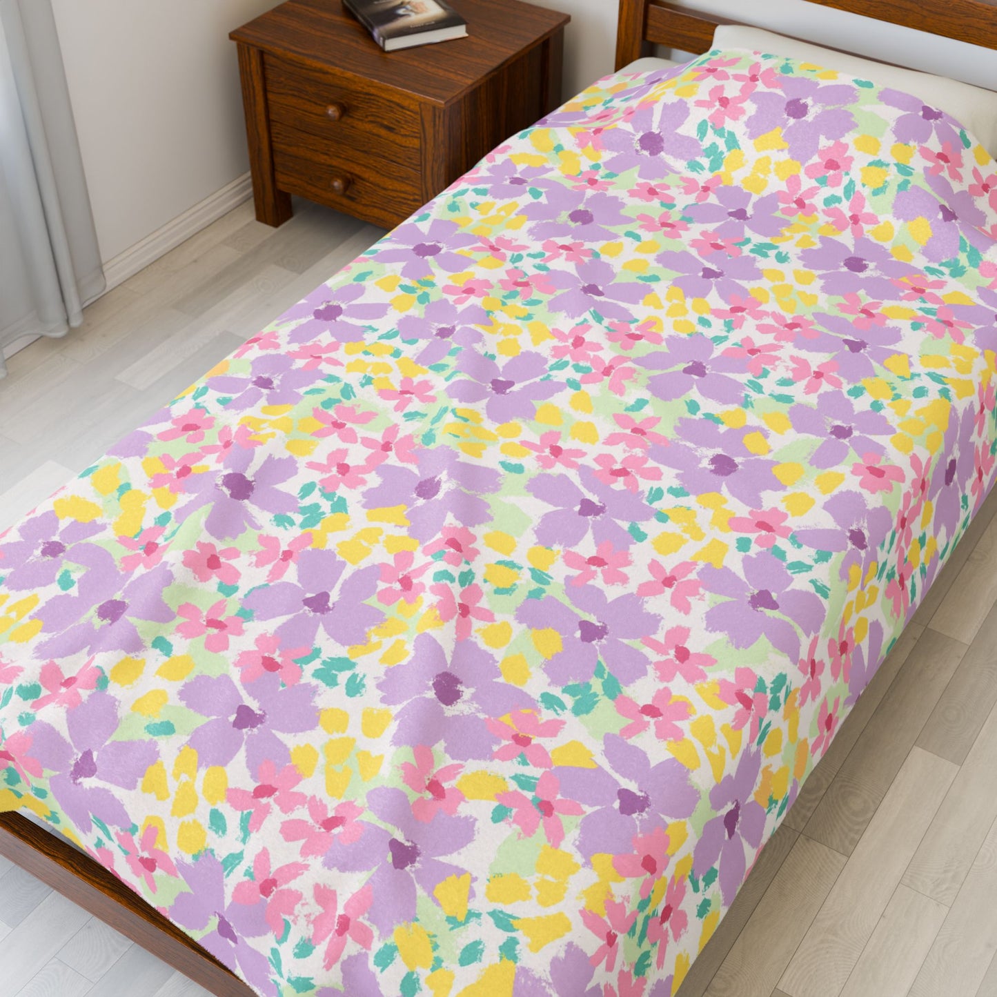 Spring Floral Blanket
