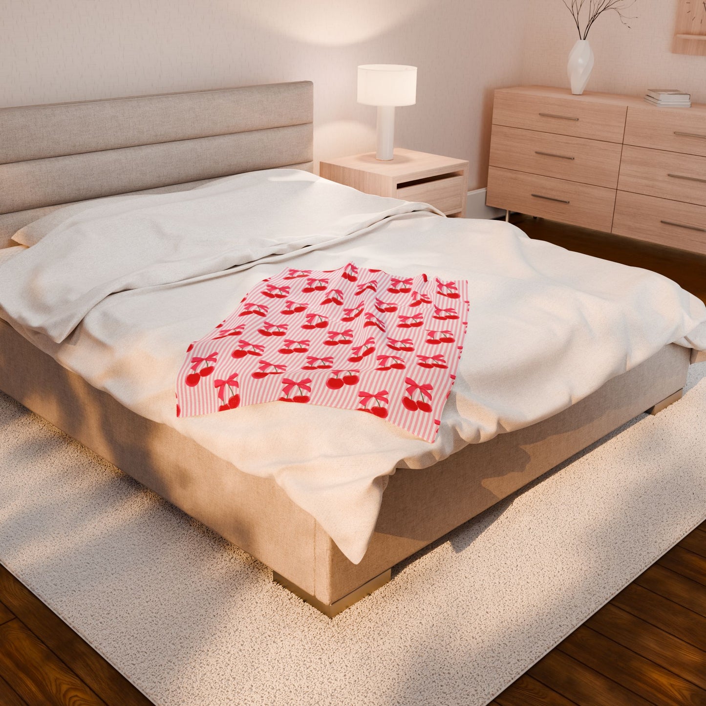 Girly Cherry Blanket