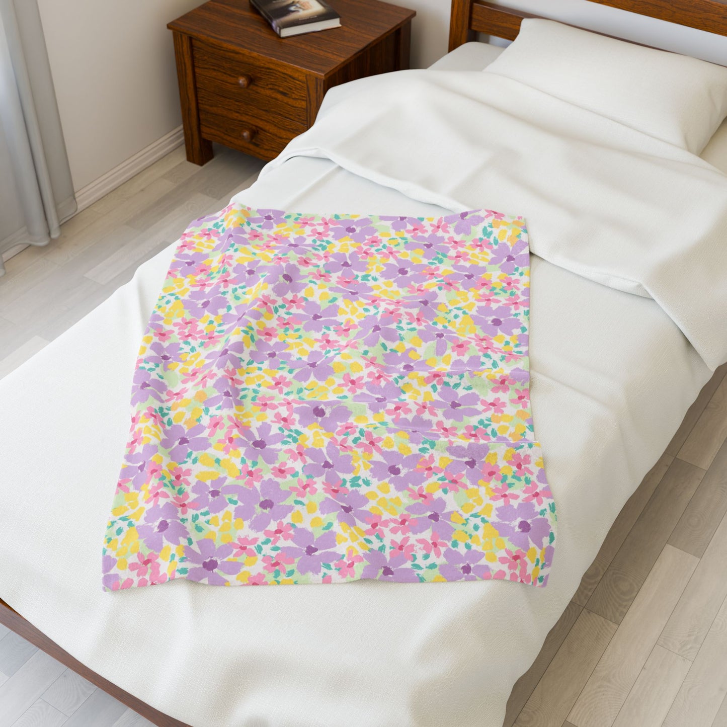 Spring Floral Blanket