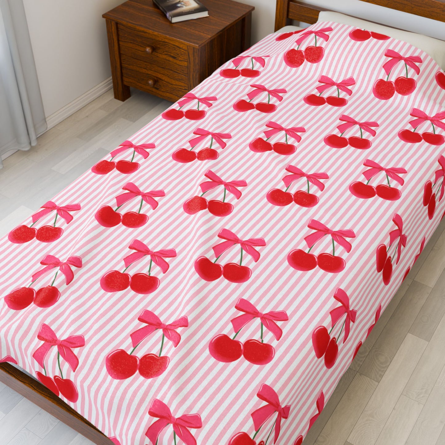 Girly Cherry Blanket