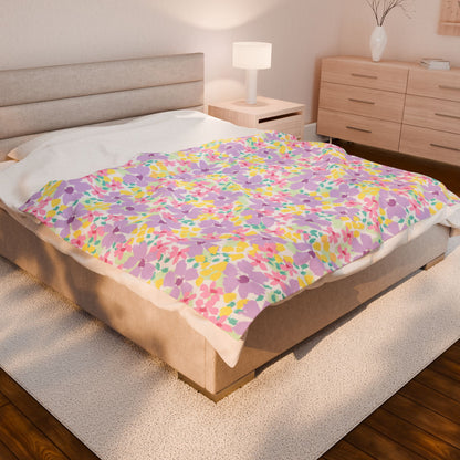 Spring Floral Blanket