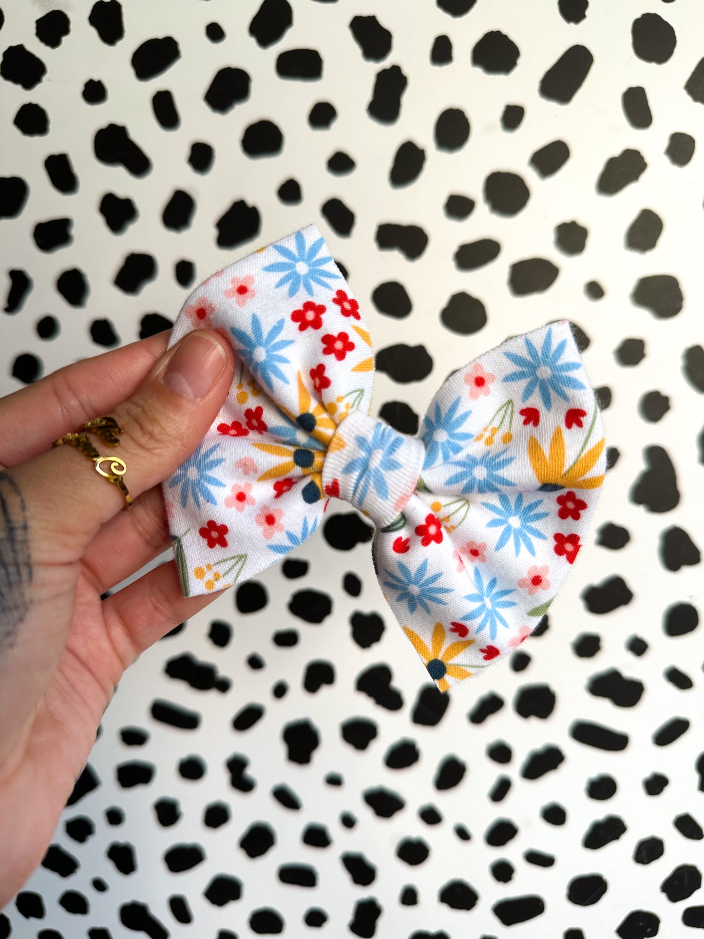 spring floral bows