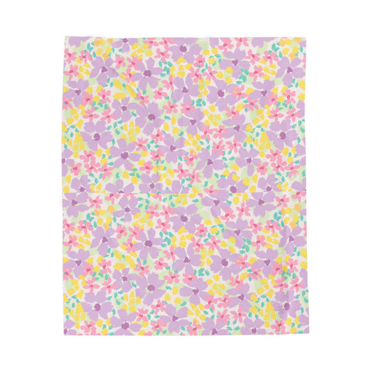 Spring Floral Blanket