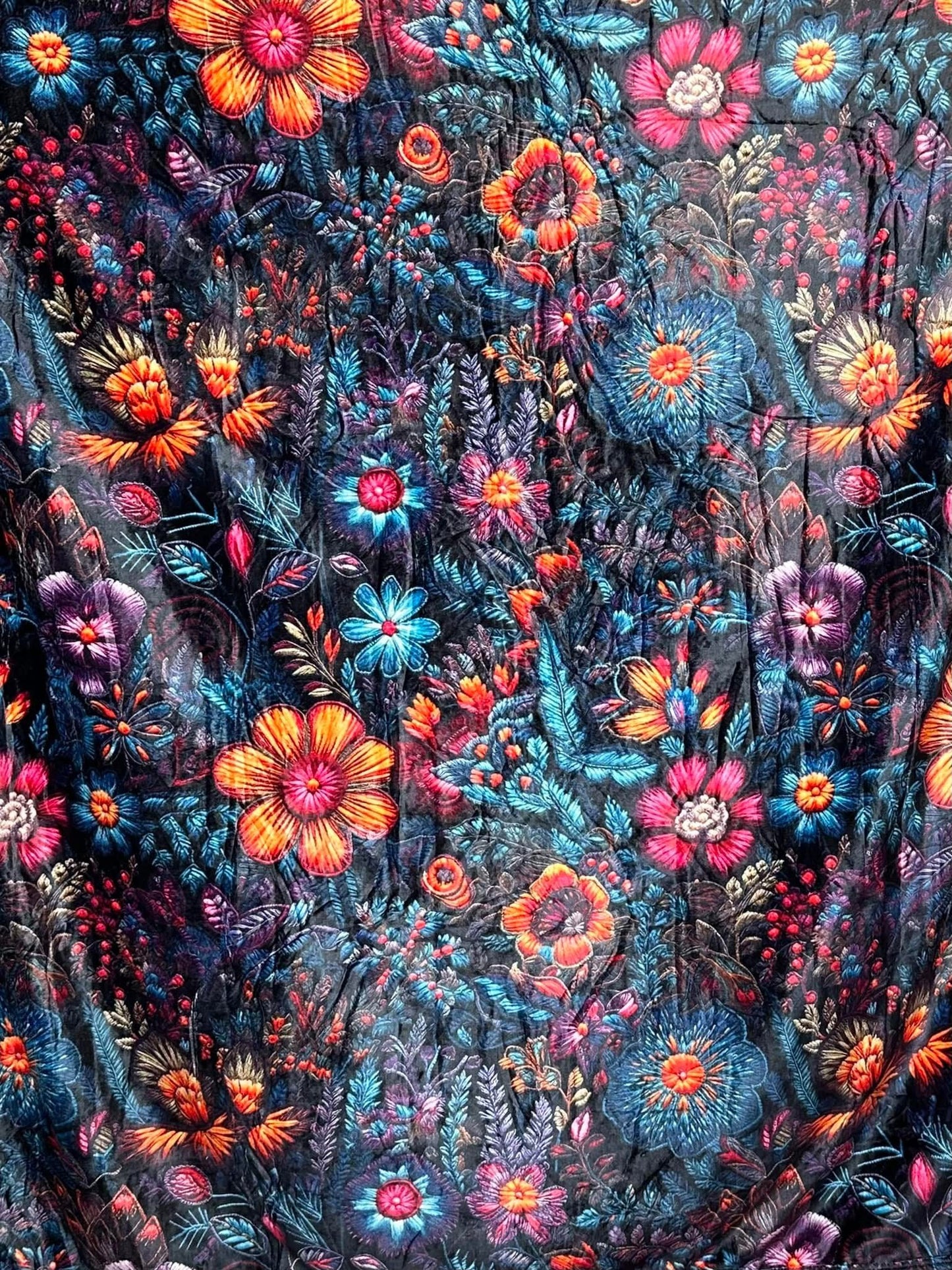 Vampy Floral Blanket