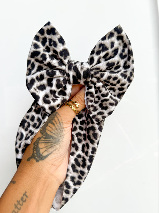 black leopard bows