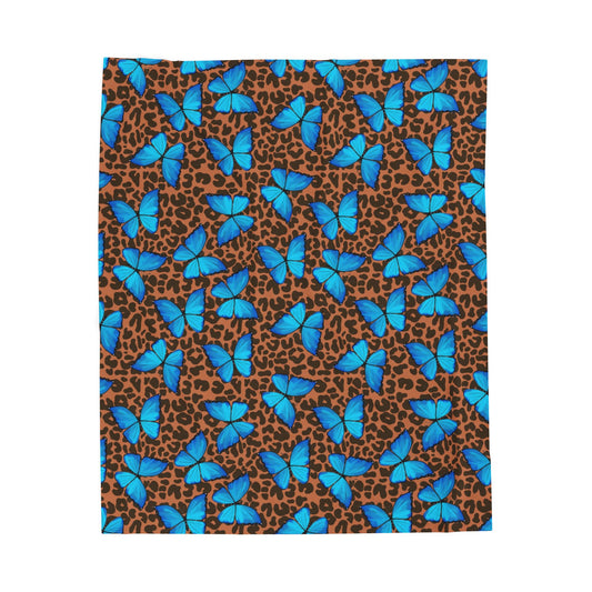 Blue Butterfly Blanket