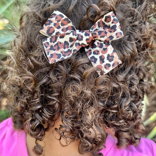 leopard bow set (2 pack)