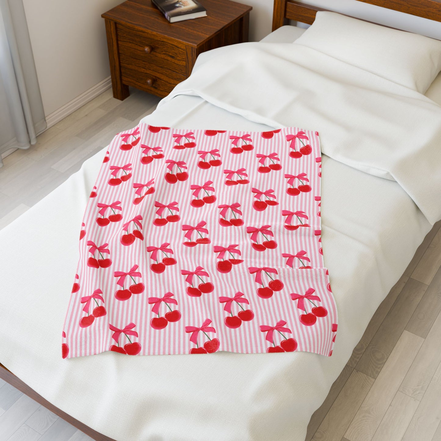 Girly Cherry Blanket