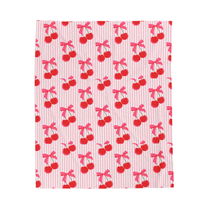 Girly Cherry Blanket