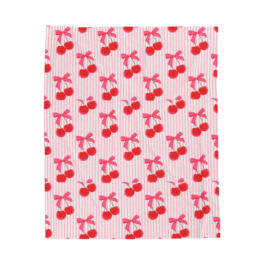 Girly Cherry Blanket