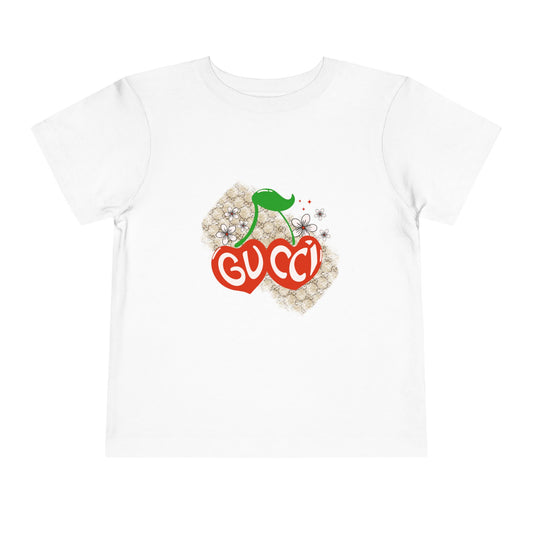 Toddler T-Shirt Boujee Cherry Print