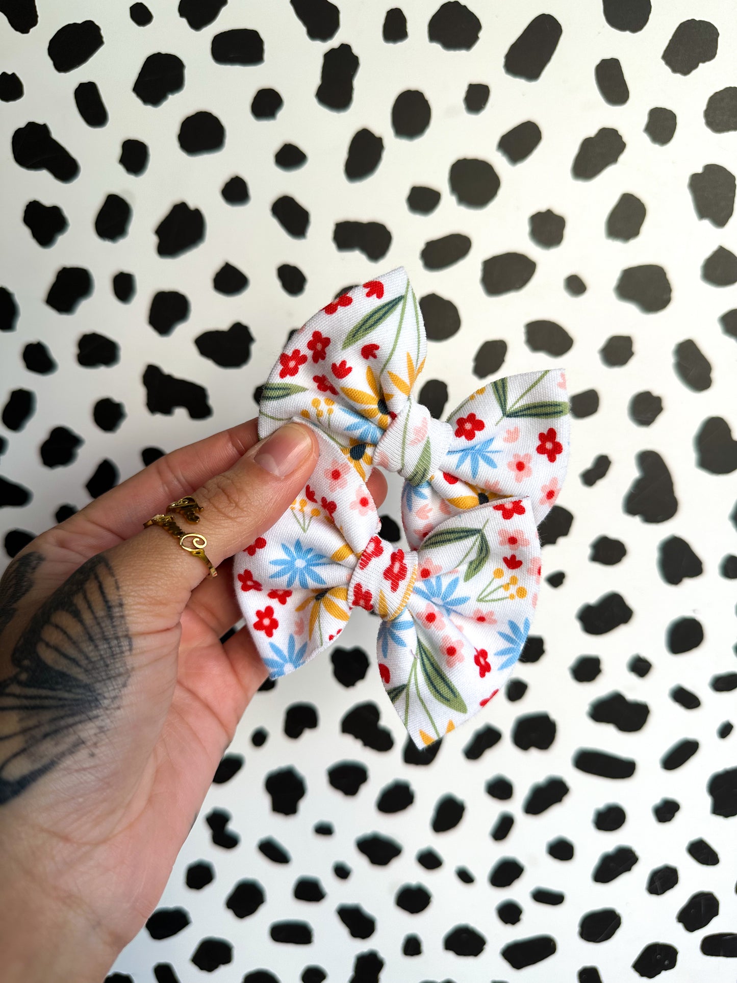 spring floral bows