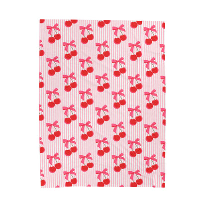 Girly Cherry Blanket