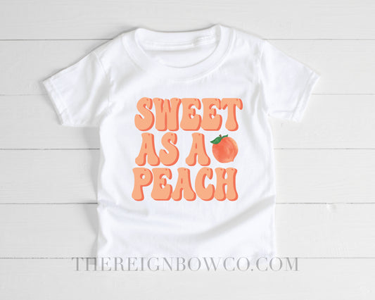 sweet as a peach tees + pullovers