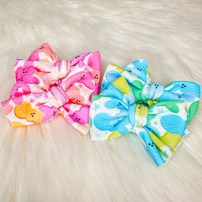 blue easter bows