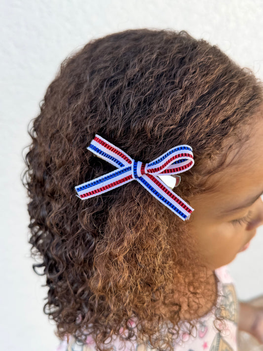 fourth of july bow set (2 pack)