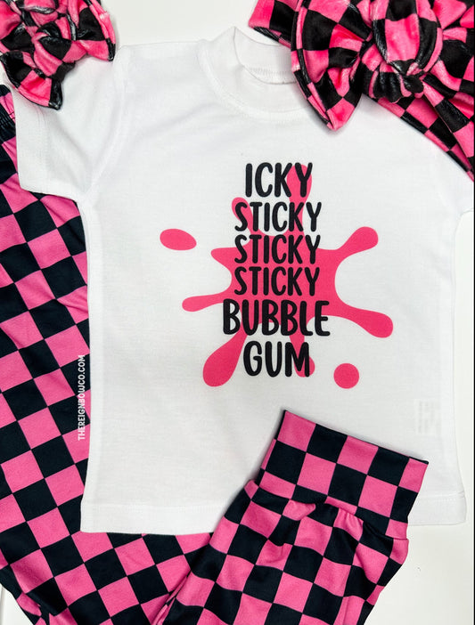 0-3m bubblegum tee